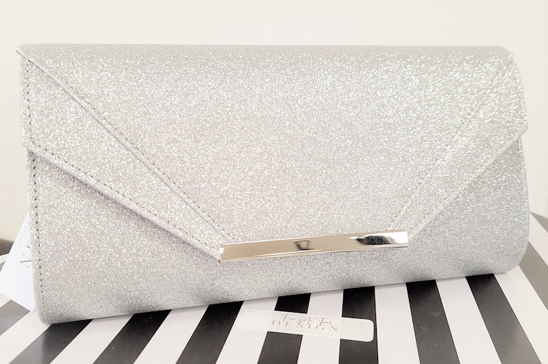 Silver Clutch Bag