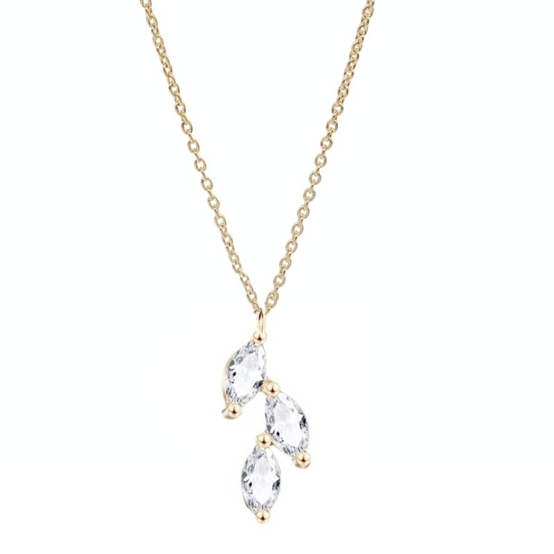 Dainty Cubic Zurconia Necklace Set