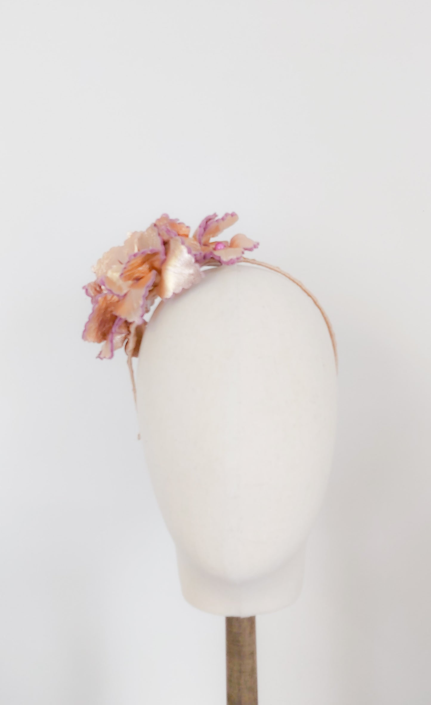 Leather Floral Hairband