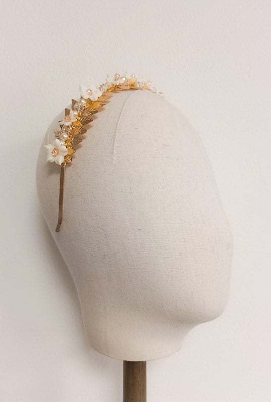 Floral Beaded Hairband