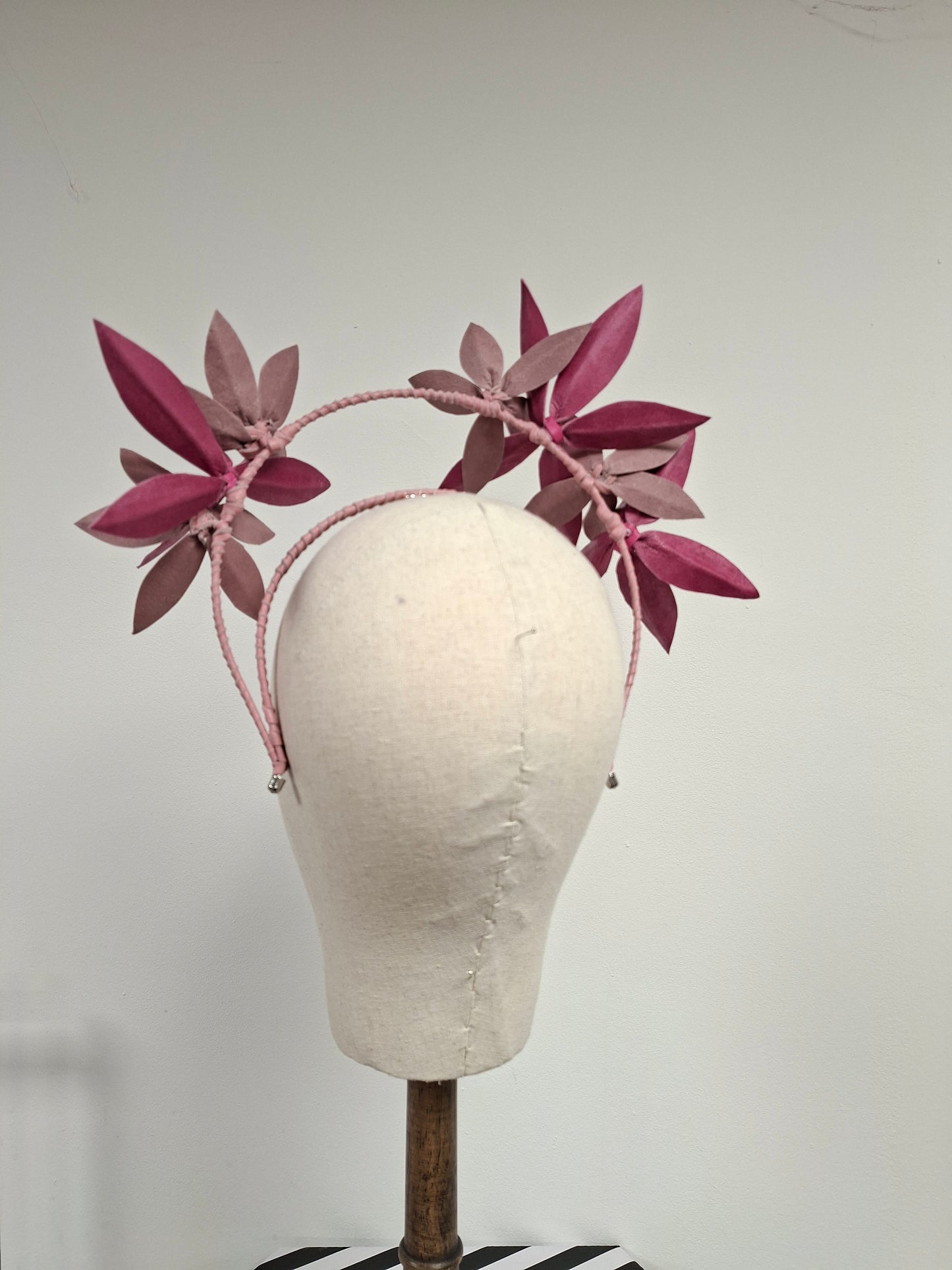 Pink Floral Halo Headband