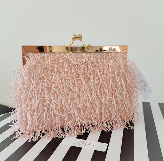 Blush Clutch Bag