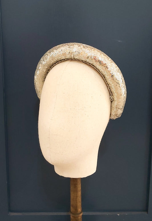 Silver sequin hairband