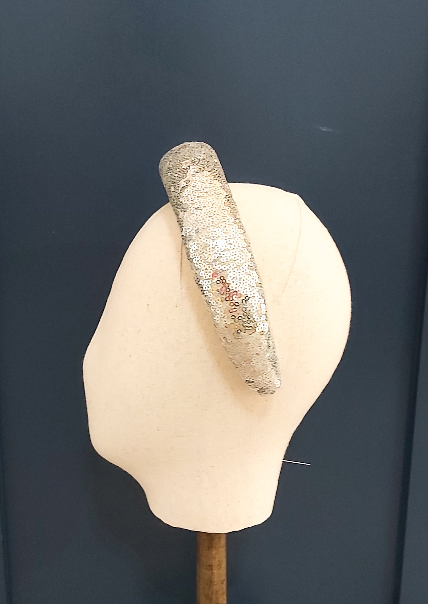 Silver sequin hairband
