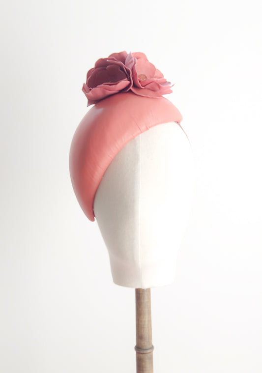 Terracotta Leather Headpiece