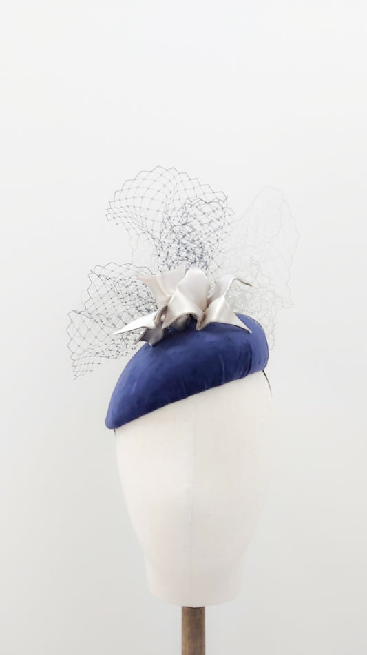 Navy Percher Hat