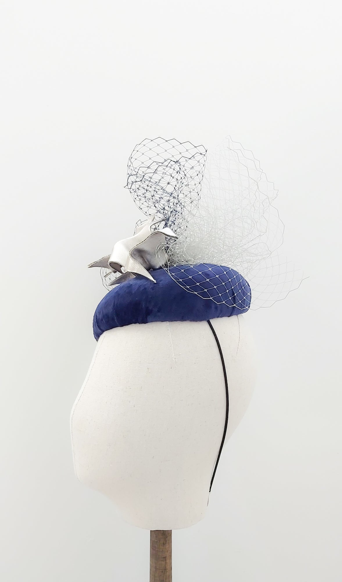 Navy Percher Hat