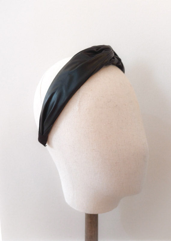 Vegan Leather Hairband