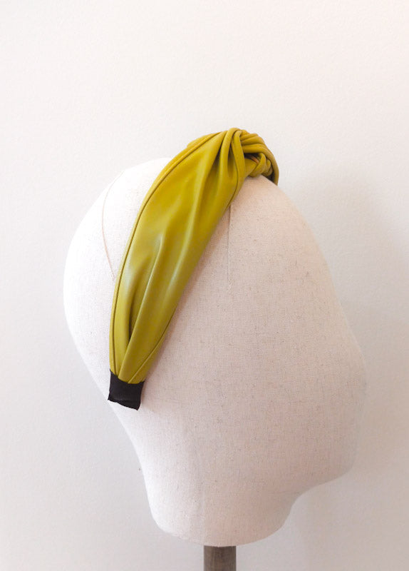 Vegan Leather Hairband