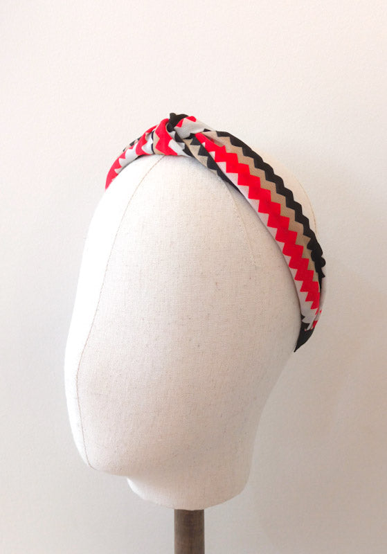 Printed Fabric Knotted Hairbands