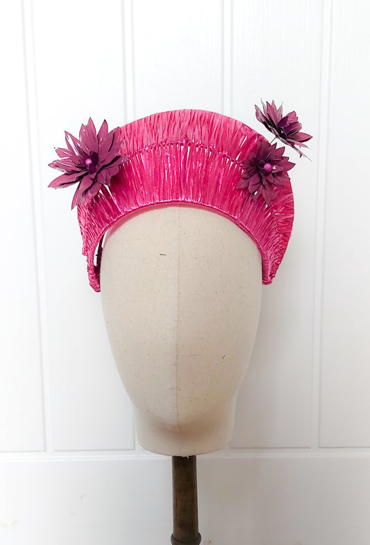 Pink Halo Fascinator