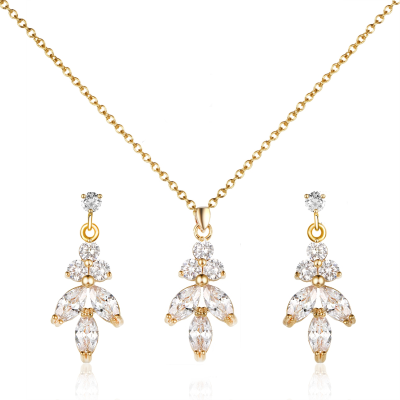 Chic Necklace Set in cubic zirconia